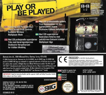 FIFA Street 2 (USA) (En,Fr,De) box cover back